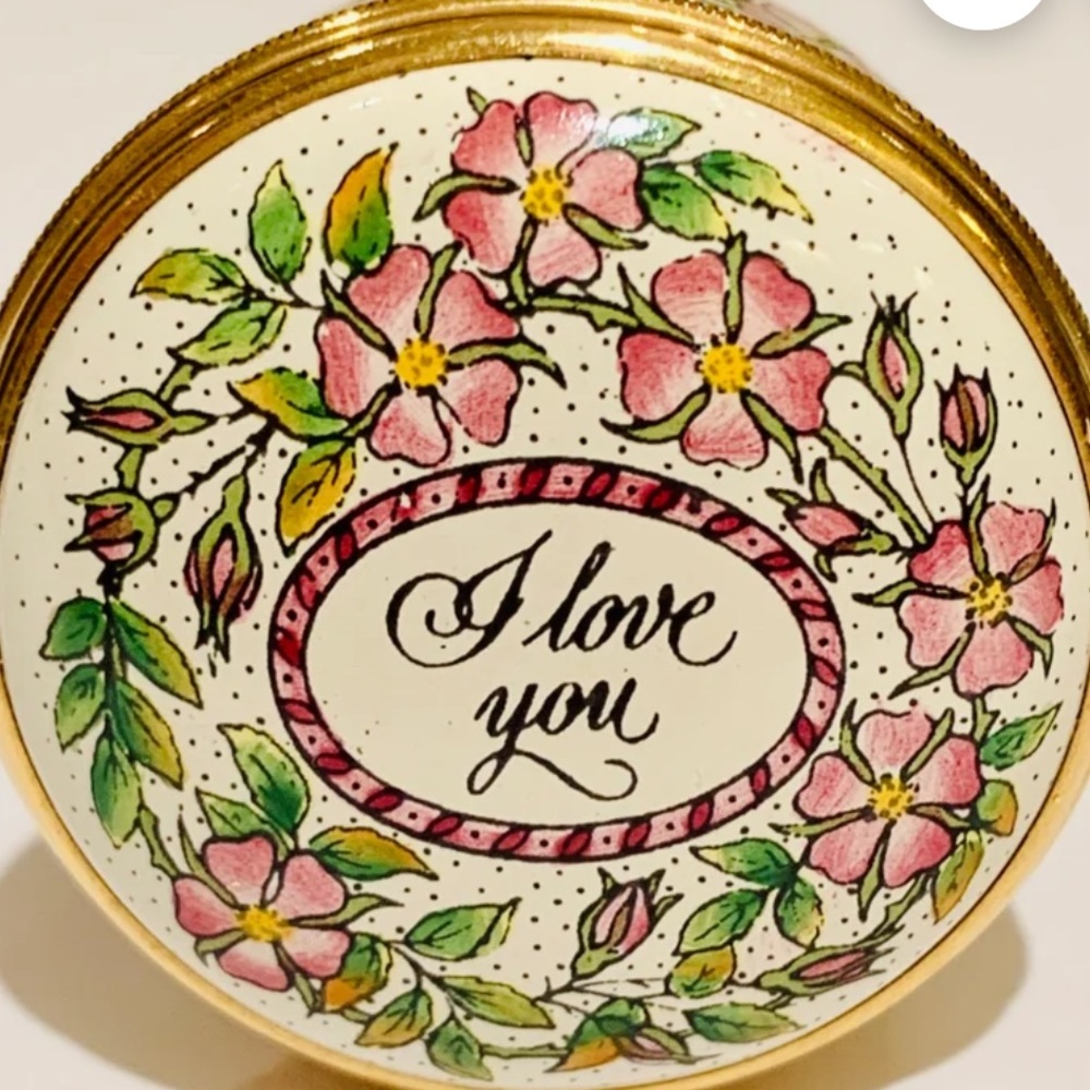 Halcyon Days Box… I Love you… Retired… Mint
